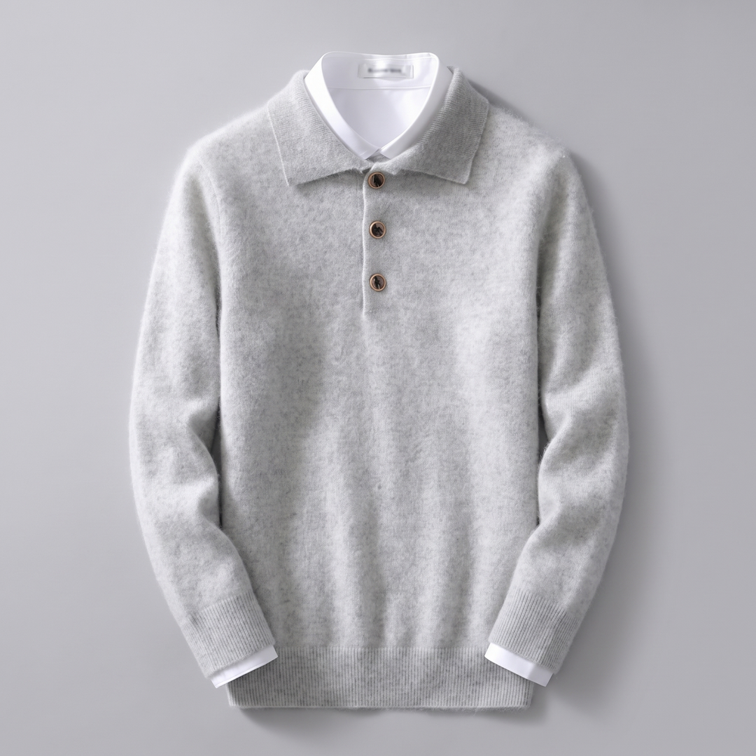 BELFORD | Cashmere Polo – Klassische Schnittführung für Männer