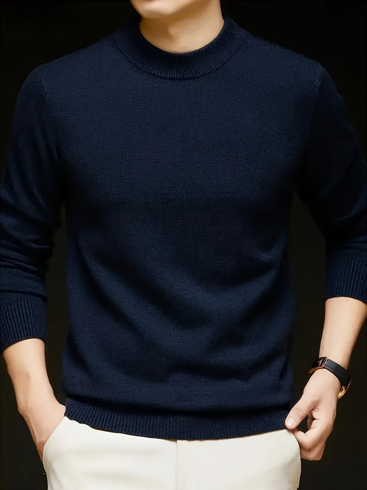 Jonah | Mock Neck Knit Sweater für Männer