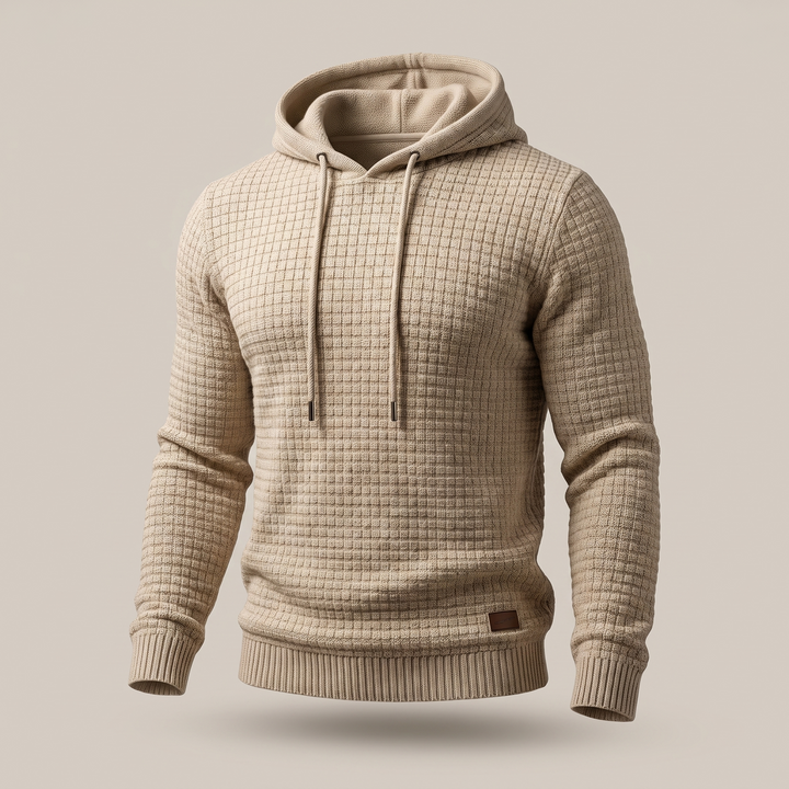 Marceau | Strick Hoodie – Luxuriös Weich für Herren