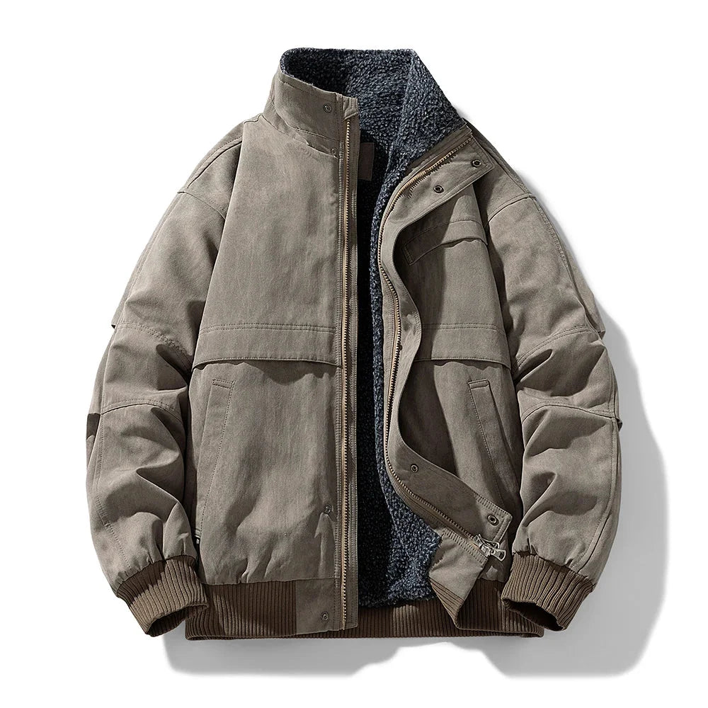 Velora | Puffer Jacket – Elegante Fleece-Lining für Männer