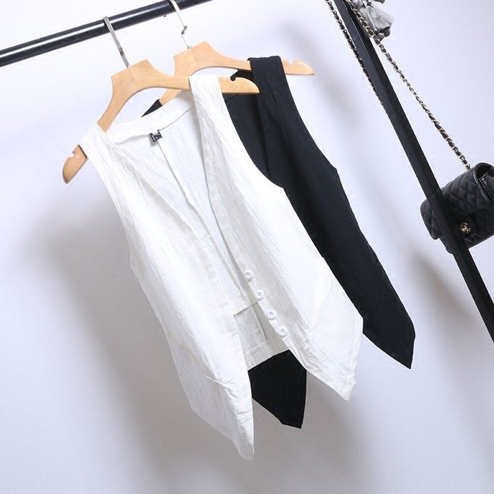 Ursula | Elegante Und Luftige Leinenweste Für Damen