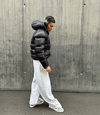 Marcel | Leichte Herren-Pufferjacke mit Kapuze für den Winter