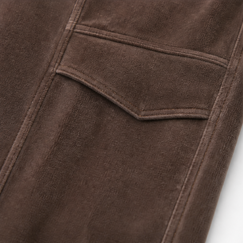 Draperie | Weite Corduroy-Hosen mit Kordelzug für Damen