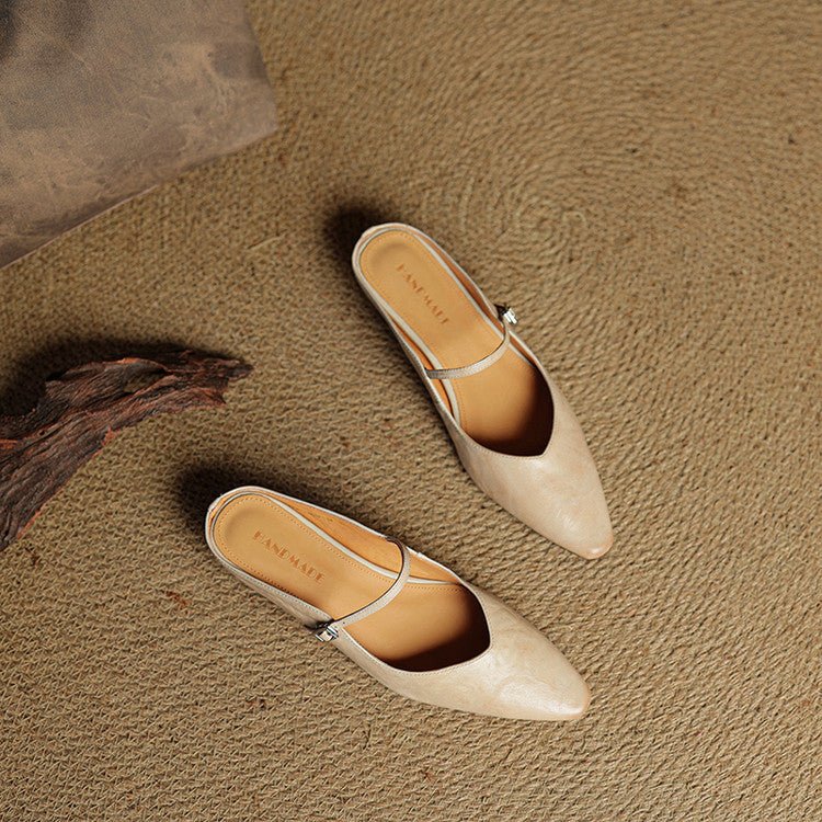 Camilla | Timeless and Elegant Leather Mules