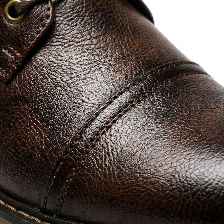 Jake | Two-Tone Leather Boots – Handcrafted Style for Men
