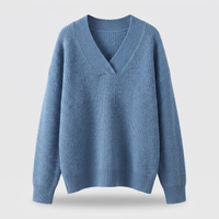 Sophia | Women's Pure Wool V-Neck Knit Sweater