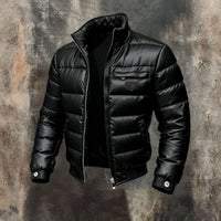 Niklas | Kompakte Herren-Pufferjacke mit Glänzender Oberfläche