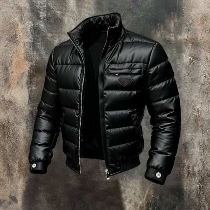 Summit | Puffer Jacket – Glossed Technical Shell für Herren