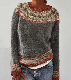 Sophie | Entspannter Strickpullover mit Rundhalsausschnitt