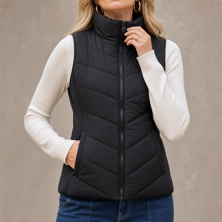 Layerly | Steppweste mit Stehkragen für Damen