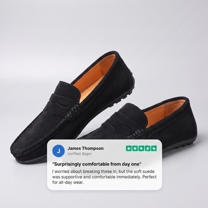Verona | Suede Loafers – Eleganter Slip-On Stil für Männer