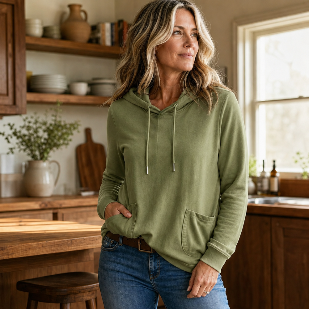 Wearbella | Drawstring Hoodie Sweater mit Taschen
