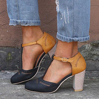 Elena | Klassische Mary-Jane-Schuhe Mit Bequemem Blockabsatz