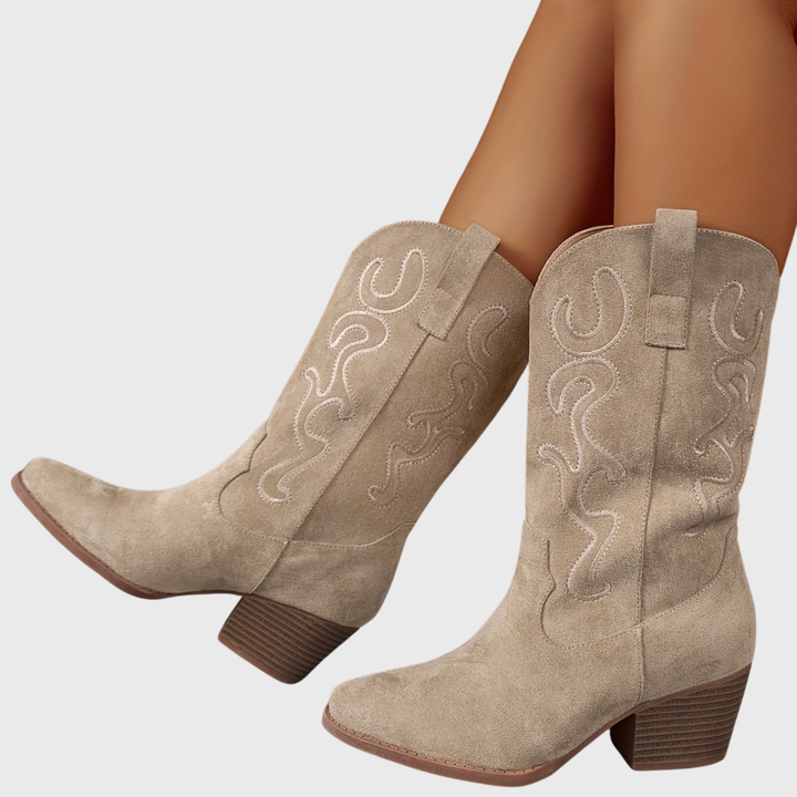 Jolene | Auffällige Western Cowboystiefel mit Weiter Wadenweite