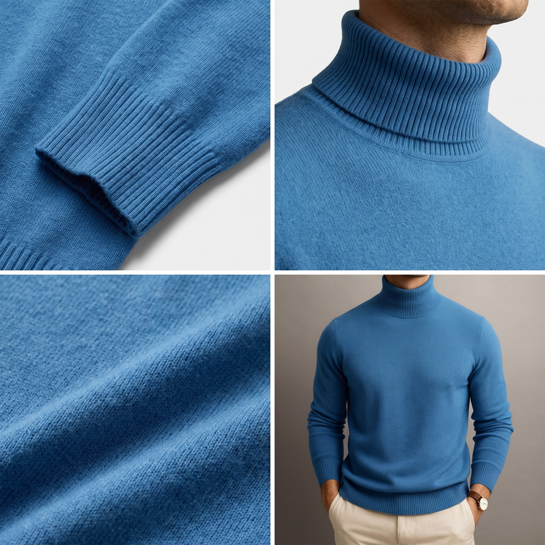 CARRINGTON | Cashmere Turtleneck – Luxuriös und Elegante Passform für Männer