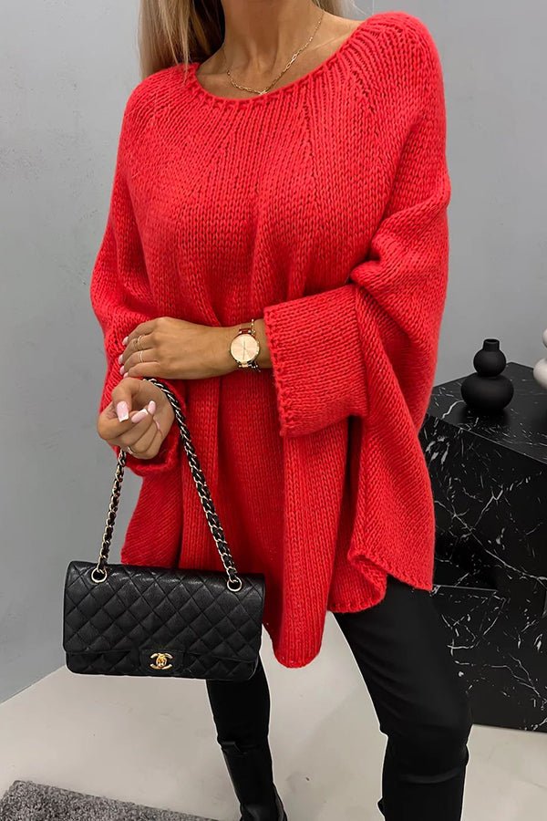Mia | Klassischer und übergroß Damen-Strickpullover Mit Zopfmuster