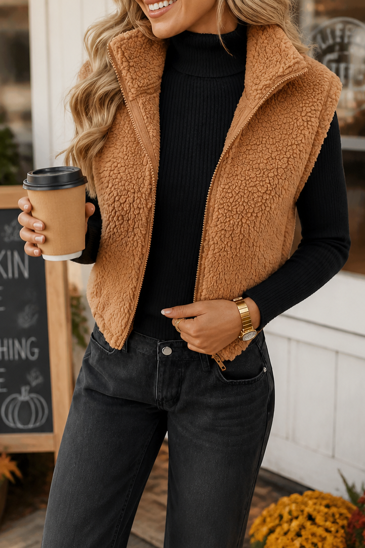 Wearbella | Puffer Vest – Stehkragen für einen eleganten Look