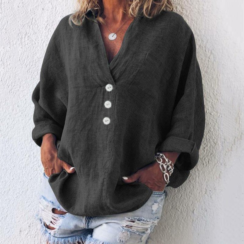 Lucia | Baumwoll-Leinen-Pullover – Stilvoll und Vielseitig für Frauen