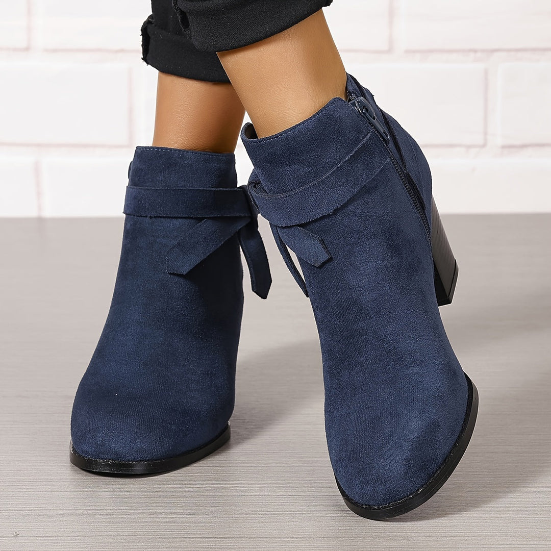 Lea | Elegante Und Moderne Stiefeletten Mit Schleifen-Detail