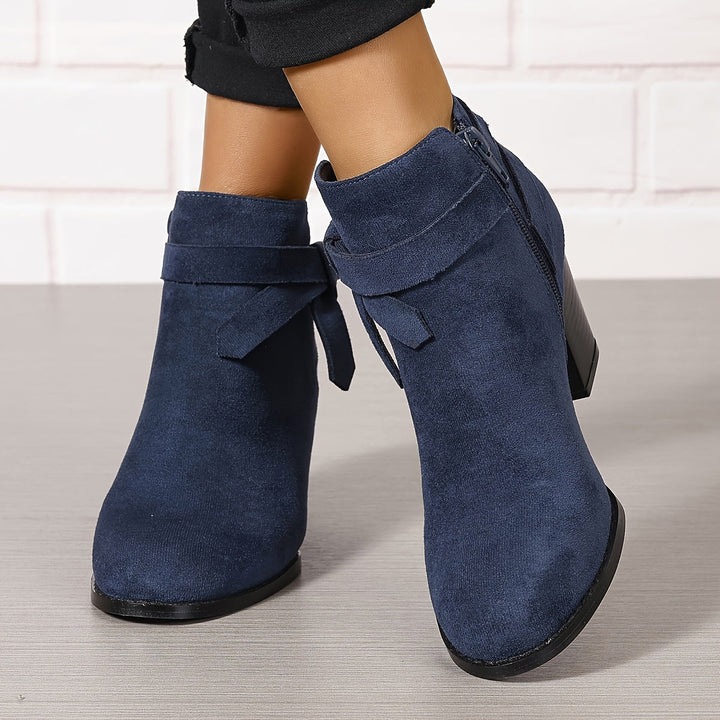 Lea | Elegante Und Moderne Stiefeletten Mit Schleifen-Detail