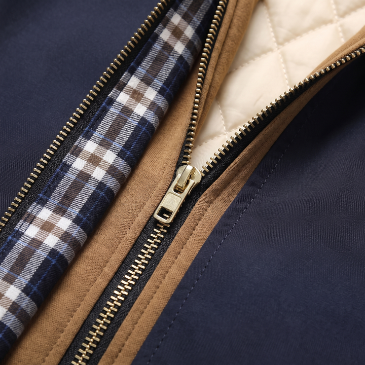 Lynn | Layered Hood Quilted Jacket für Männer