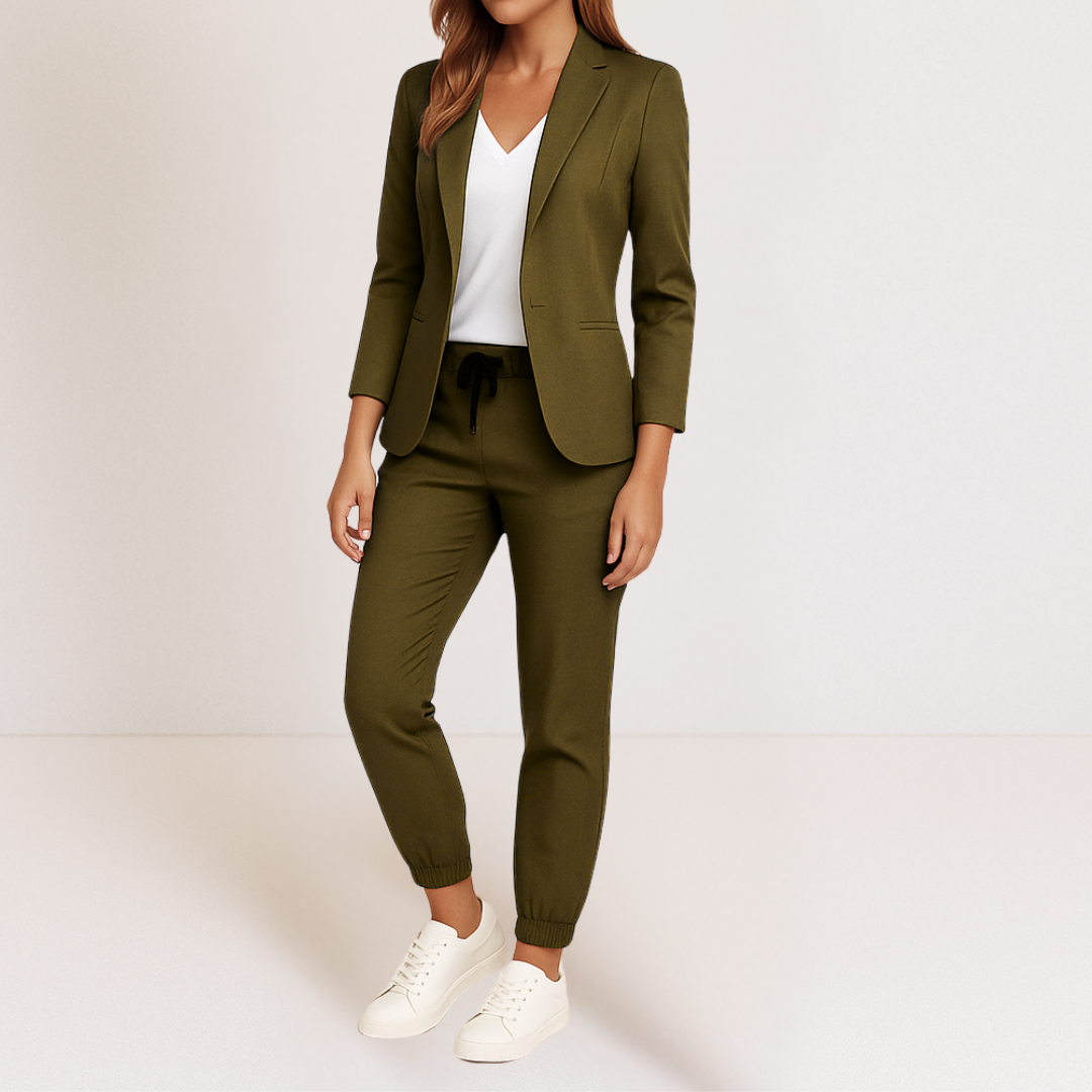 Naomi | Elegantes Und Komfortables Blazer-Jogger-Set Für Damen