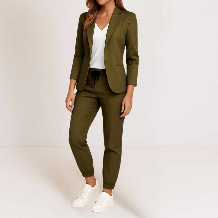 Naomi | Elegantes Und Komfortables Blazer-Jogger-Set Für Damen