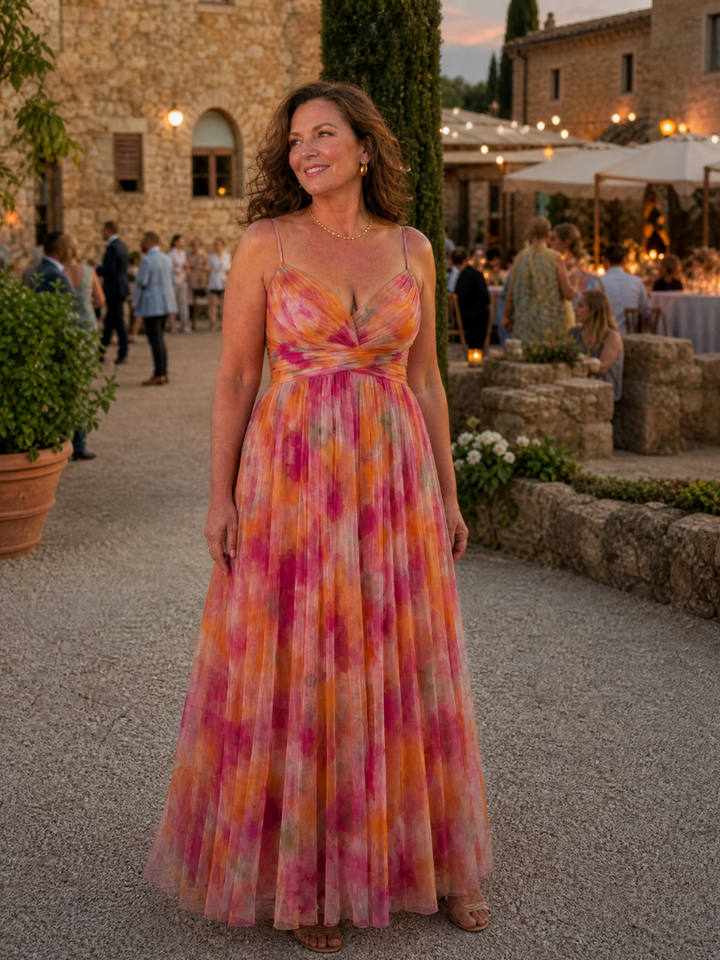 Isel | Maxi Kleid – Leichtes Wickeldesign für Frauen