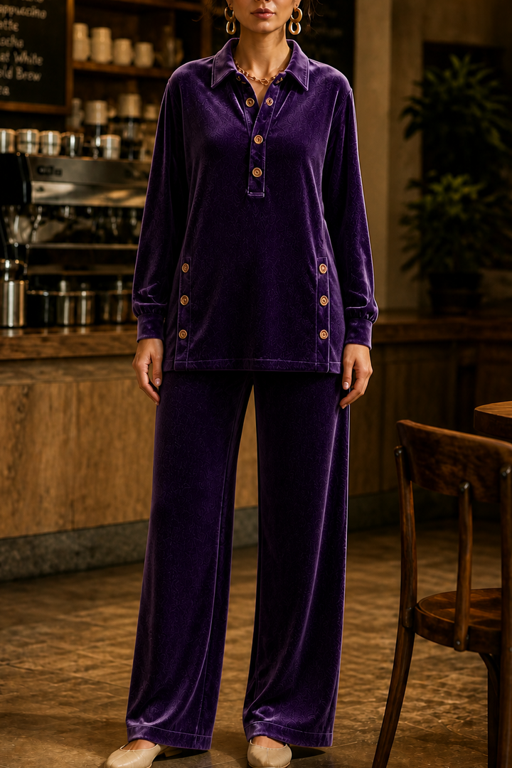 Velvetta | Velvet-Look Lounge-Set für Stilvolles Entspannen