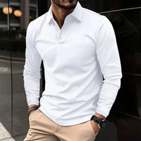 Julian | Elegantes Langarm-Poloshirt für moderne Herren-Looks