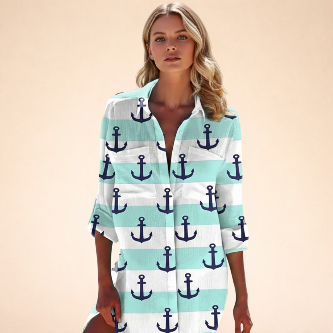 Julia | Stilvolles Hemdkleid für den Sommer