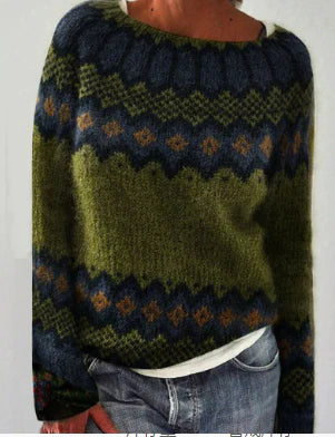 Sophie | Entspannter Strickpullover mit Rundhalsausschnitt