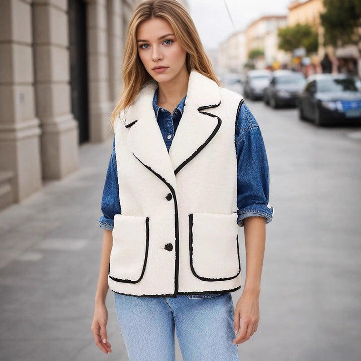 Christine | Zeitlose Und Elegante Strukturweste Für Damen
