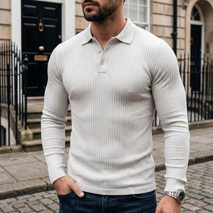 Harrowby | Ripp Polohemd – Modernes, Enges Design für Herren