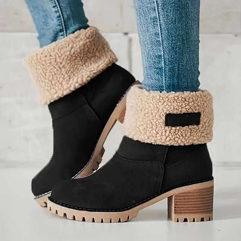 Emma | Kuschelige Mid-Calf-Stiefel mit Fleecefutter
