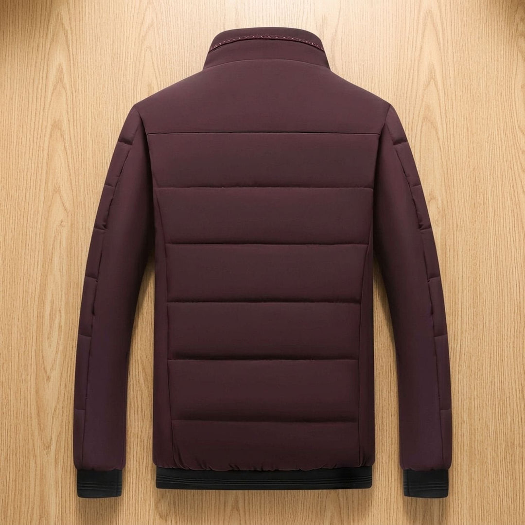 Dominik | Steppjacke für Herren – Gefütterte Winterjacke mit Stehkragen