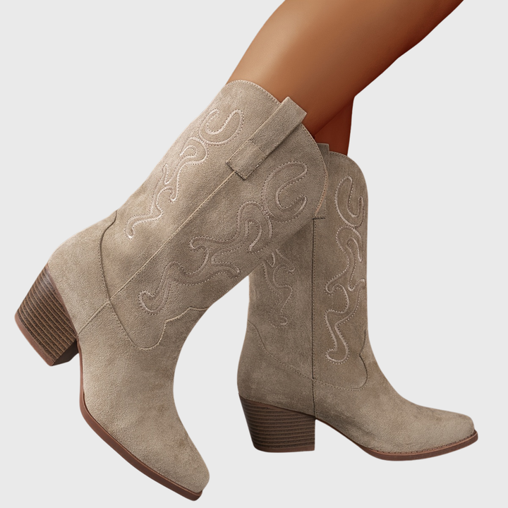 Jolene | Auffällige Western Cowboystiefel mit Weiter Wadenweite