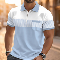 Julian | Modernes Kurzarm-Poloshirt mit elegantem Reißverschlusskragen