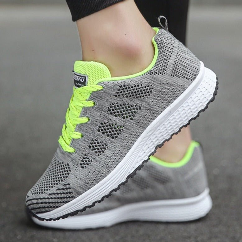 Evelyn | Atmungsaktive Orthopädische Damen-Sneaker Mit Strickdesign