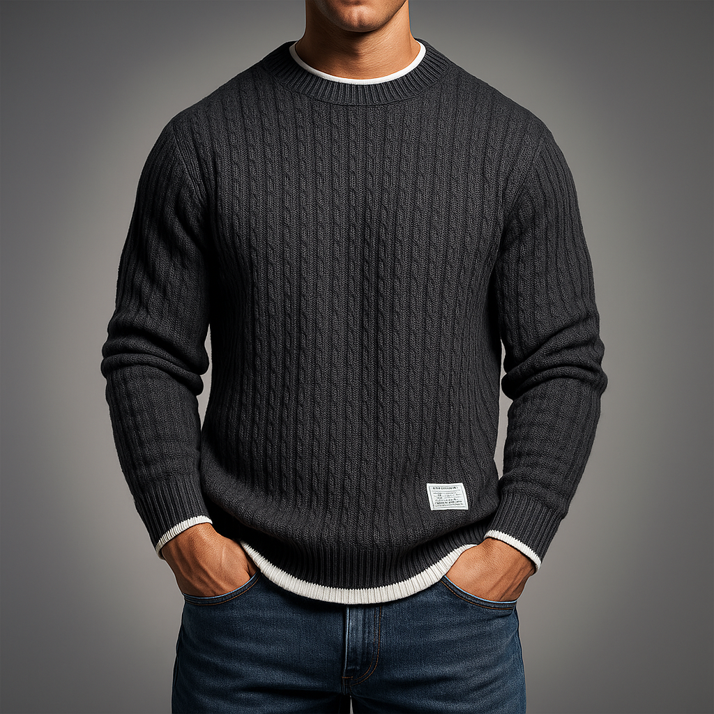 Rhettford | Strickpullover – Elegante Textur für Männer