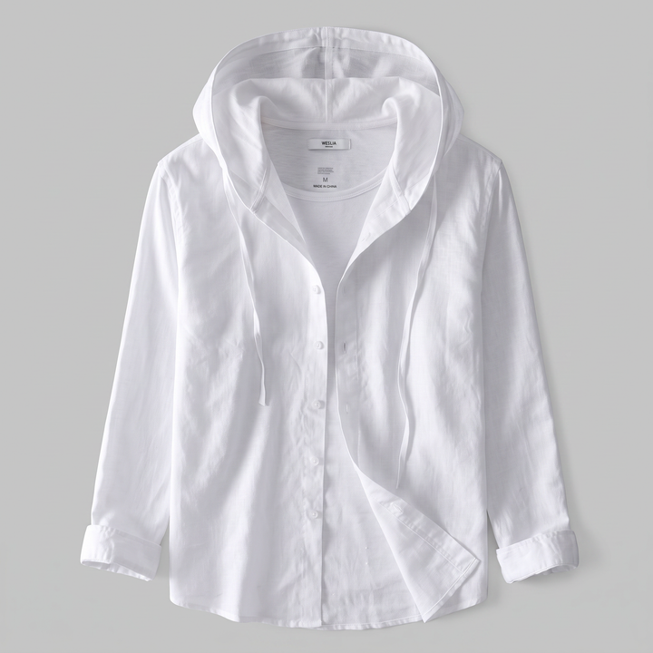 Glen | Linen Hoodie – Komfortable Passform für Herren