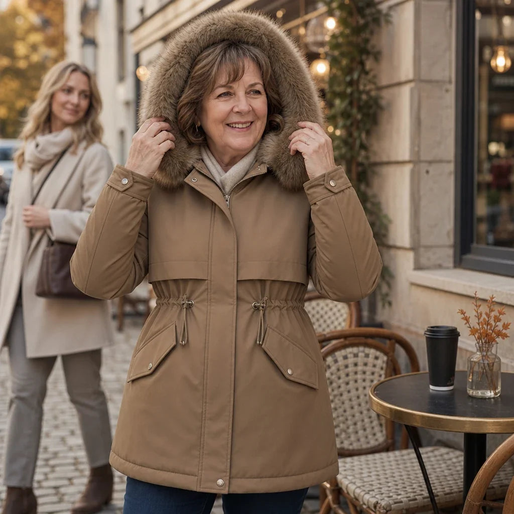Velora | Mid-Length Parka – Plush-Lined für modische Wärme