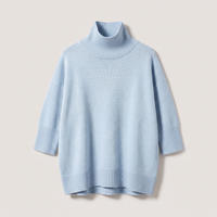 Lena | Moderner und bequemer Oversize Kaschmir Rollkragenpullover
