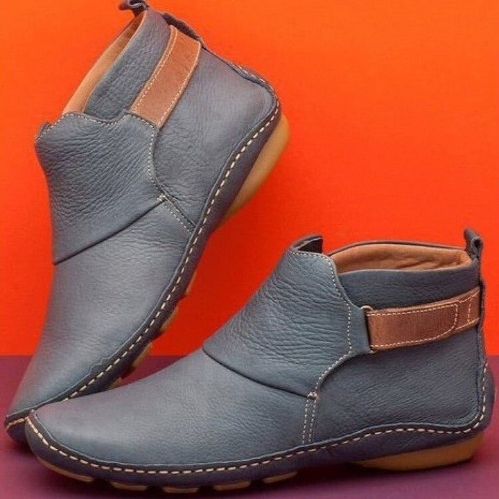 Diana | Elegante Und Moderne Leder Stiefeletten