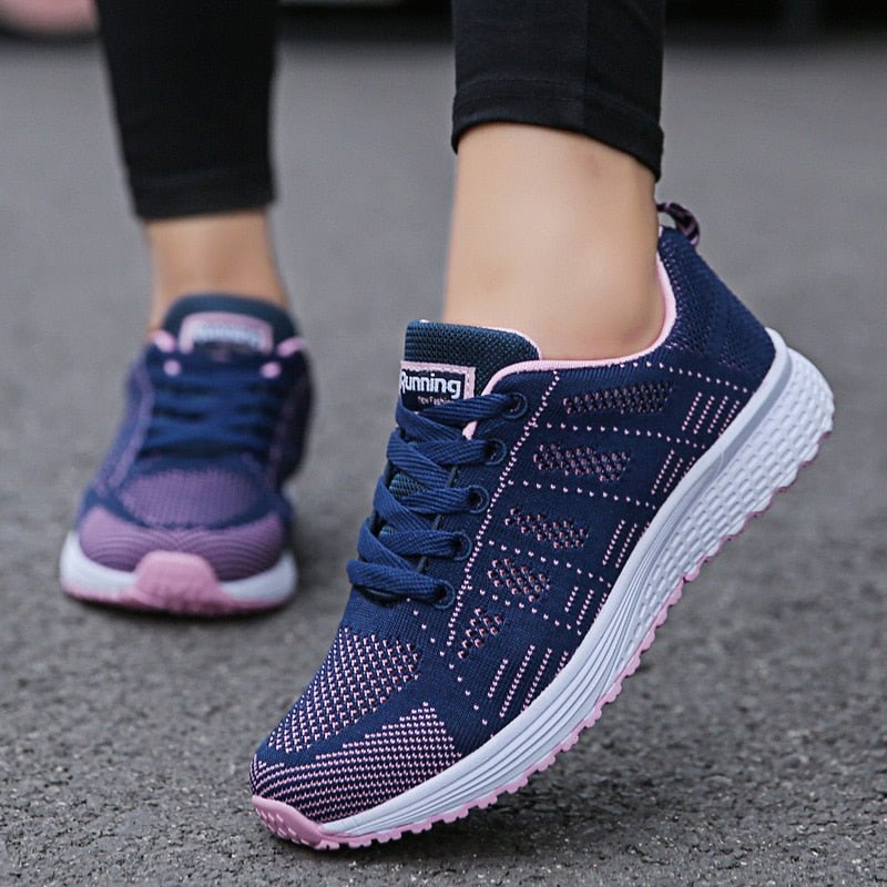 Evelyn | Atmungsaktive Orthopädische Damen-Sneaker Mit Strickdesign