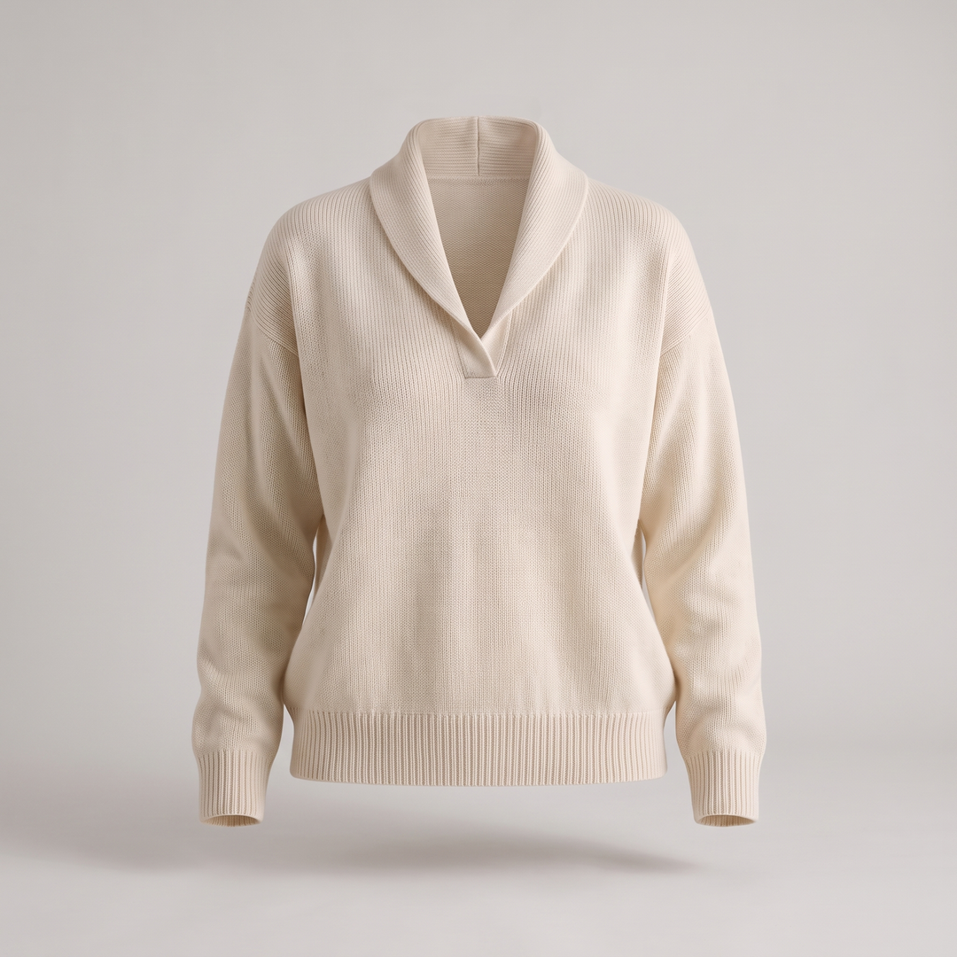 Vernor | V-Ausschnitt Strickpullover für Damen