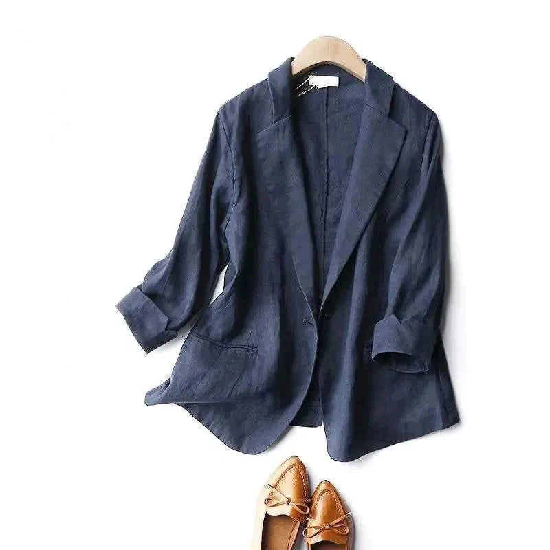 Alena | Linen Blazer – Elegante, Lässige Passform für Damen