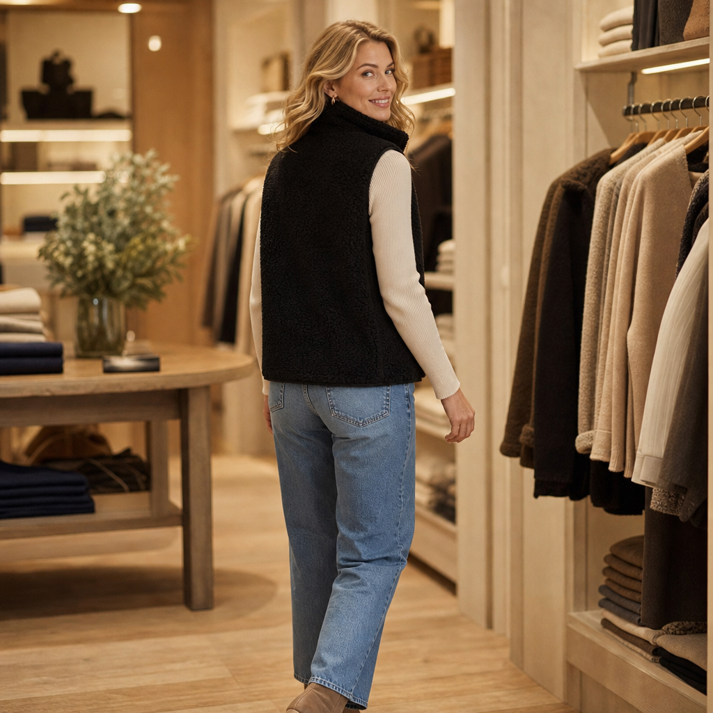 Wearbella | Puffer Vest – Stehkragen für einen eleganten Look