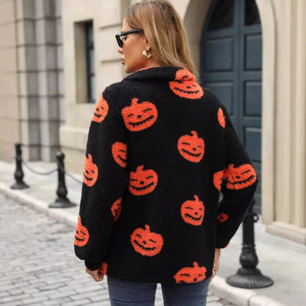 Dreem | Plush Pullover – Fun Halloween Design for Women
