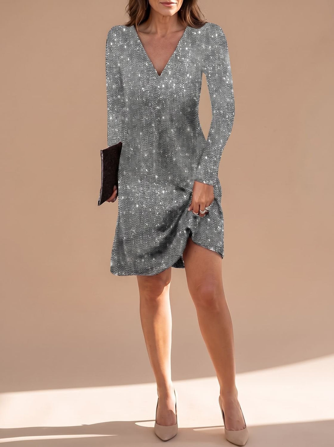 Harper | Mini-Kleid – Elegantes V-Ausschnitt-Design für Frauen